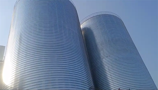 南京2座混凝土高架卷板仓